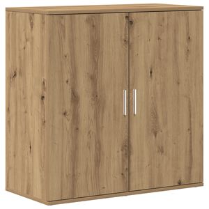 vidaXL Dressoir Artisan Eiken 79 x 38 x 80 cm Bewerkt hout