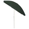 vidaXL Strandparasol 240 cm groen