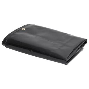 vidaXL Dekzeil 650 g/m&sup2; 2x3 m zwart