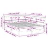 vidaXL Bed met boekenkast zonder matras massief grenenhout 160x200 cm