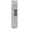 vidaXL Badkamerkast met Open Plank HOORN Betongrijs 30 x 31 x 187 cm