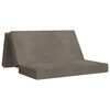 vidaXL Vouwbare Bankbed 120 x 67 x 45 cm Lichtgrijs