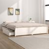 vidaXL Bedframe met lades wit 180x200 cm