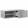 vidaXL Houten Kast Beton Grijs 100,5 x 39 x 30 cm Bewerkt hout