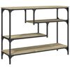 vidaXL Wandtafel 100x30x75 cm bewerkt hout sonoma eikenkleurig