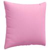 vidaXL Sofa Kussens 2 stuks Roze 45 x 45 cm Stof