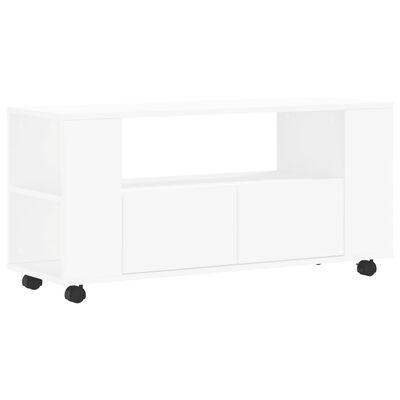 vidaXL Tv-meubel 102x34,5x43 cm bewerkt hout wit