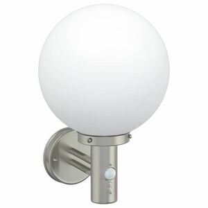 vidaXL Buiten Wandlamp Zilver 28 x 25 x 38 cm