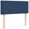 vidaXL Ottoman bed met matras 120x190 cm stof blauw