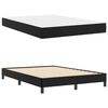 vidaXL Bedframe met matras Zwart 160 x 200 cm Stof