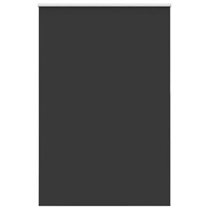 vidaXL Rolgordijn verduisterend 165x230 cm stofbreedte 161,6 cm zwart