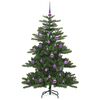 vidaXL Kunstmatige Inklapbare Kerstboom Groen 150 cm PVC en staal