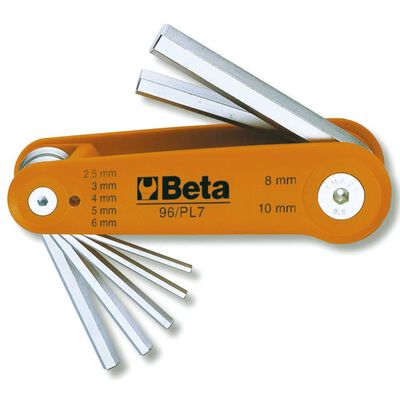 Beta Tools Inbussleutelset 96/PL7 verchroomd