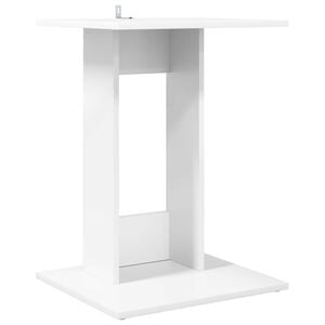 vidaXL Bijzettafel Wit 45 x 40 x 62,5 cm Bewerkt hout