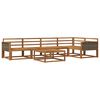 vidaXL Buiten bankenset 6 pcs Naturel Massief Acaciahout