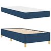 vidaXL Bedframe met matras Blauw 100 x 200 cm Stof