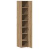 vidaXL Hoge kast 2 pcs Artisan Eiken 30 x 42,5 x 185 cm