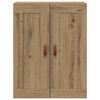 vidaXL Wandkast Artisan Eiken 69,5 x 34 x 90 cm Bewerkt hout