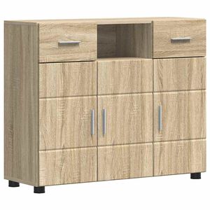 vidaXL Houten Kast Sonoma Eiken 88,5 x 30,5 x 73 cm Bewerkt hout