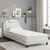 vidaXL Bedframe "Viana" zonder matras kunstleer wit 80x200 cm