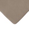 vidaXL Zitkussens 4 pcs Taupe 40 x 40 x 3 cm Microvezel Stof