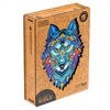 UNIDRAGON Puzzel Majestic Wolf 184 stukjes medium 24x33 cm hout