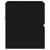 vidaXL Wastafelkast 41x38,5x45 cm bewerkt hout zwart