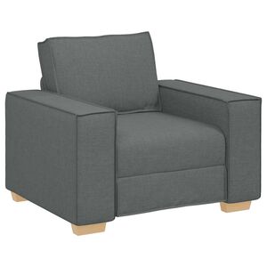 vidaXL Sofa Stoel Donkergrijs 100x78x84 cm Stof