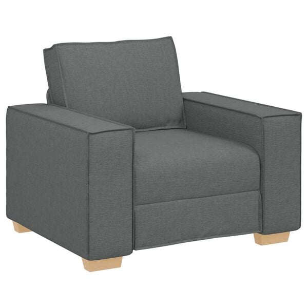 vidaXL Sofa Stoel Donkergrijs 100x78x84 cm Stof