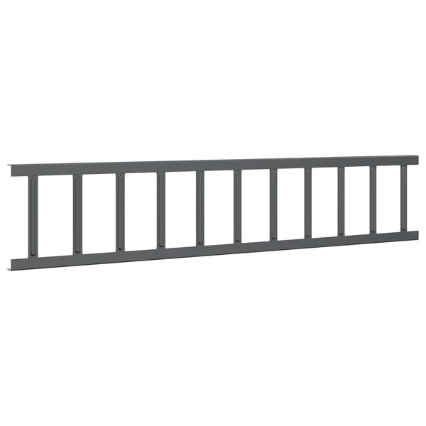 vidaXL Dak sneeuwbeugel Antraciet 600 x 2,5 x 20 cm Staal