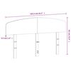 vidaXL Hoofdbord 150 cm massief grenenhout wit