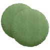 vidaXL Zitkussens 2 stuks Lichtgroen &Oslash; 40 x 13 cm Fluweel