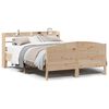 vidaXL Bedframe zonder matras massief grenenhout 135x190 cm