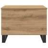 vidaXL Salontafel 60x44,5x45 cm bewerkt hout artisanaal eikenkleurig