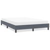 vidaXL Bedframe zonder matras 140x210 cm fluweel donkergrijs