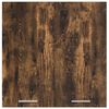 vidaXL Wandkast hangend Lyon 60x31x60 cm bewerkt hout gerookt eikenkleurig