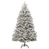 vidaXL Kunstkerstboom met 300 LED Groen en Wit 300 cm PVC en Metaal