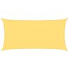 vidaXL Zonnescherm HDPE rechthoekig 2x4 m beige