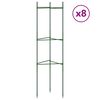 vidaXL Tomatenkooien 8 st 116 cm staal en polypropeen