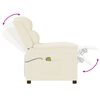 vidaXL Massagestoel kunstleer crèmekleurig