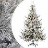 vidaXL Kunstmatige Inklapbare Kerstboom 120 cm 150 LED's Warmwit