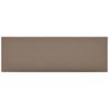 vidaXL Wandhoofdbord 12 pcs Cappuccino 90 x 30 cm Stof