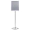 vidaXL Posterstandaards 2 pcs Zilver 32.5 x 24 x 78 cm