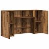 vidaXL Receptiebalie 180x50x103,5 cm bewerkt hout oud houtkleurig