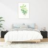 vidaXL Nachtkastjes 2 st 40x39x40 cm zwart