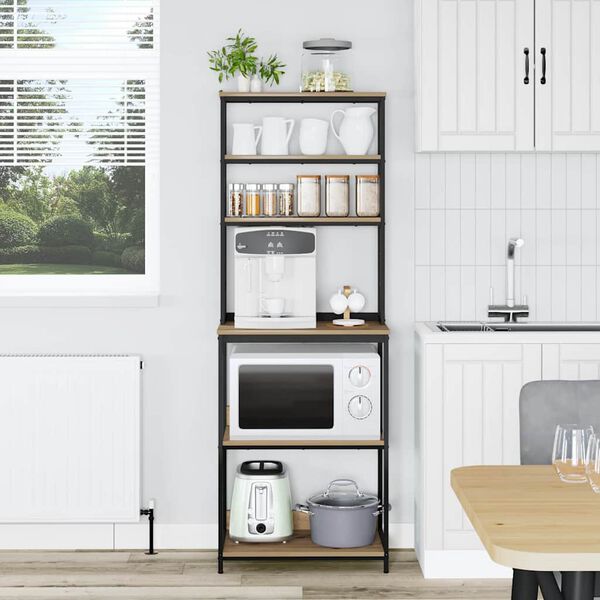 vidaXL Keukenplank Artisan Eiken 60 x 40 x 168 cm Bewerkt hout