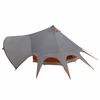 vidaXL Teepee Tent met dak Grijs en Oranje 600 x 600 x 347 cm