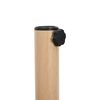 vidaXL Parasolvoet Licht Hout 45 x 45 x 31,5 cm