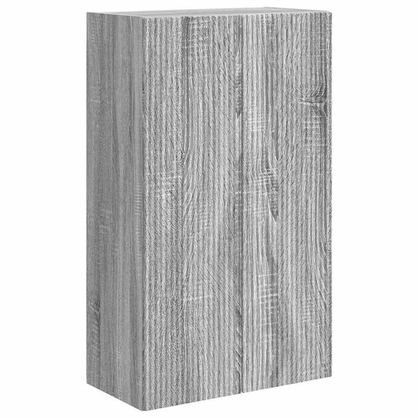 vidaXL TV-wandkast Grijs Sonoma 59,5 x 31 x 100 cm Bewerkt hout