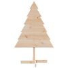 vidaXL Kerstdecoratie kerstboom 110 cm massief hout